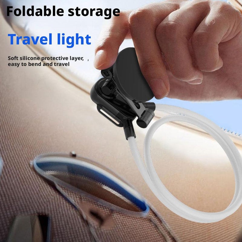 Neck Phone Holder for Recording, Around The Neck Phone Holder, Content Creator Essentials for Cooking/Riding/Indoor/Outdoor (basic clip version) - Image 3